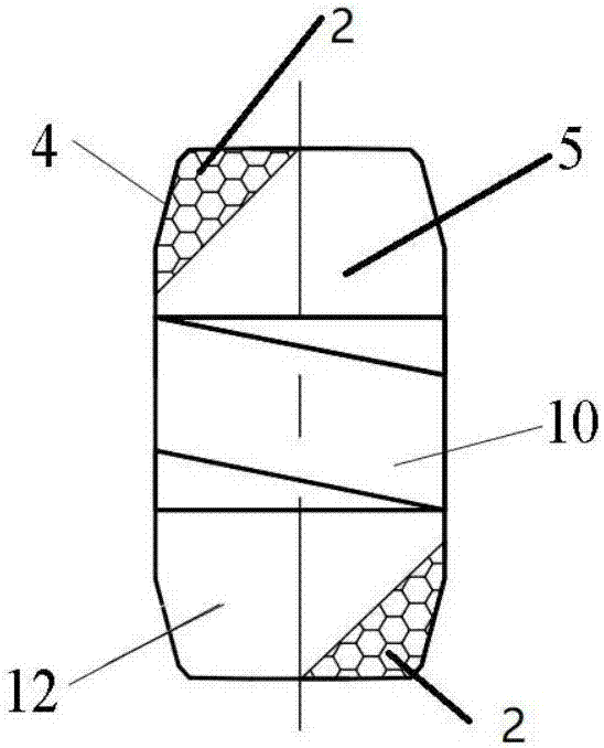 Double-faced indexable four-cutting-edge milling insert