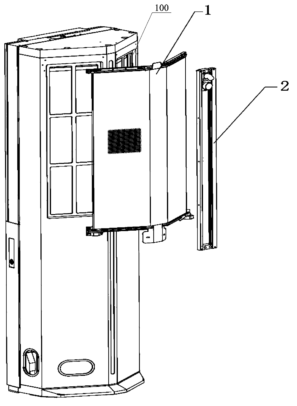 Filter screen cleaning device and air conditioner indoor unit