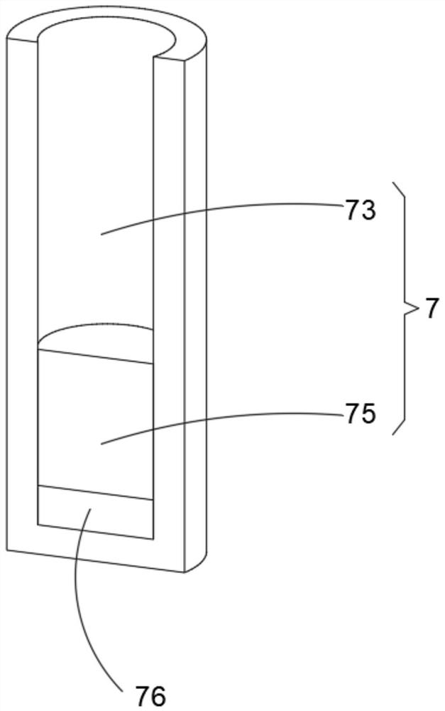 Needle storage device based on air pressure effect