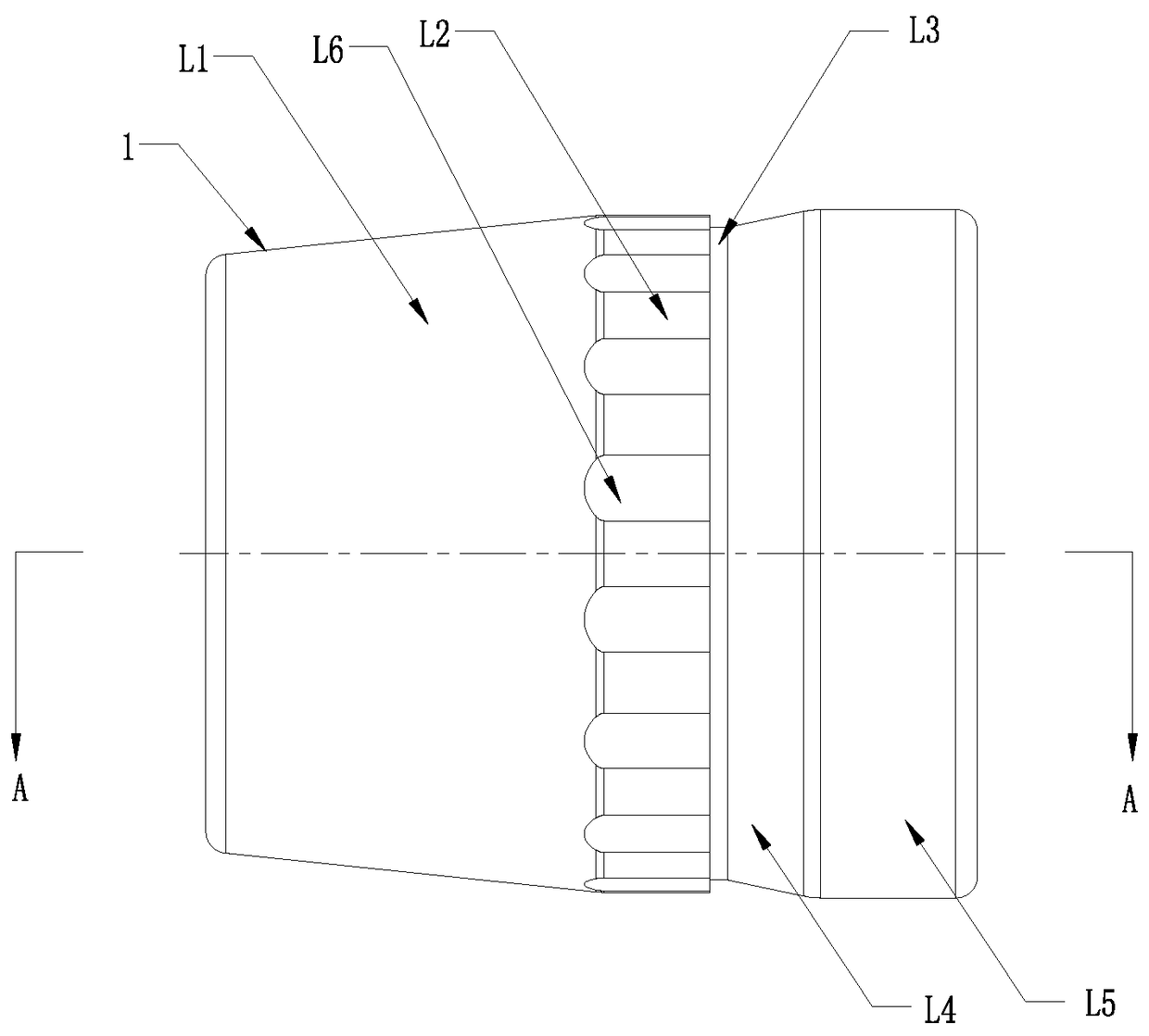 Cold-drawing inner mold for eliminating inner spiral ribbing of steel pipe