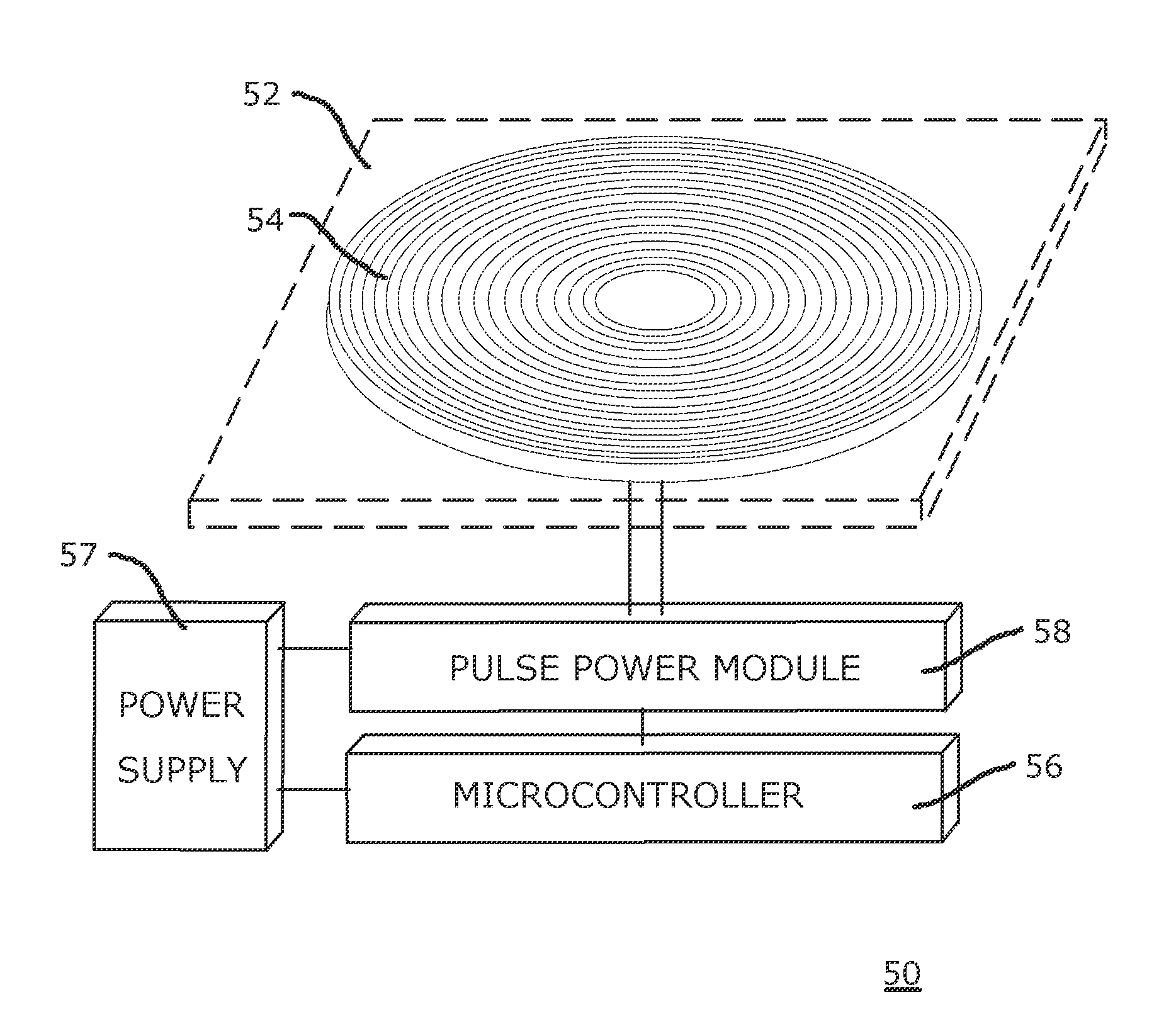 Wireless charger having e-field shield