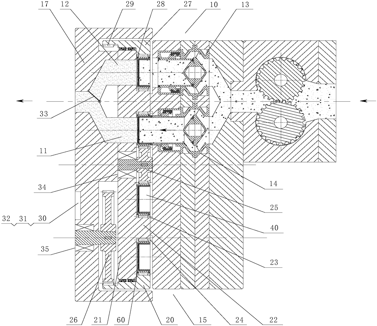 Automatic extruder filter screen replacing device capable of keeping continuous material flow