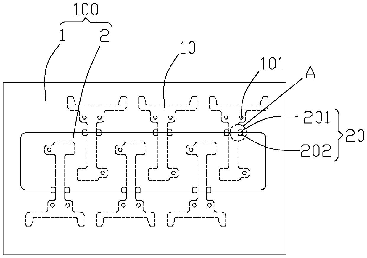 Method for punching flexible circuit board and flexible circuit board