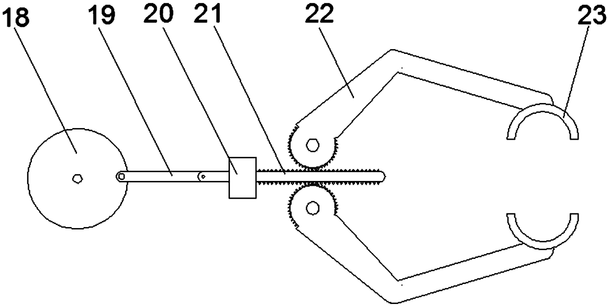 Rubber valve processing table with high reliability