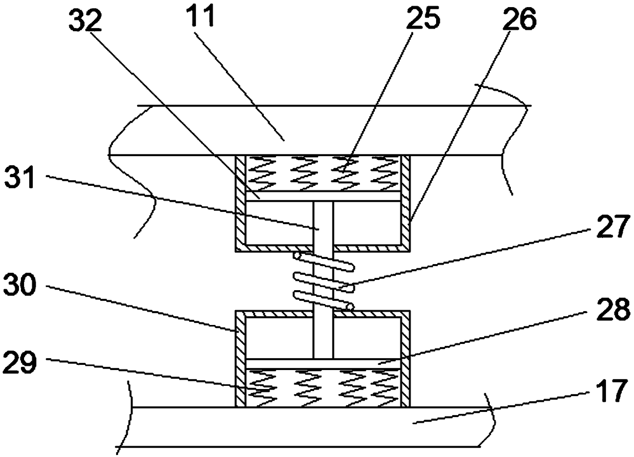 Rubber valve processing table with high reliability