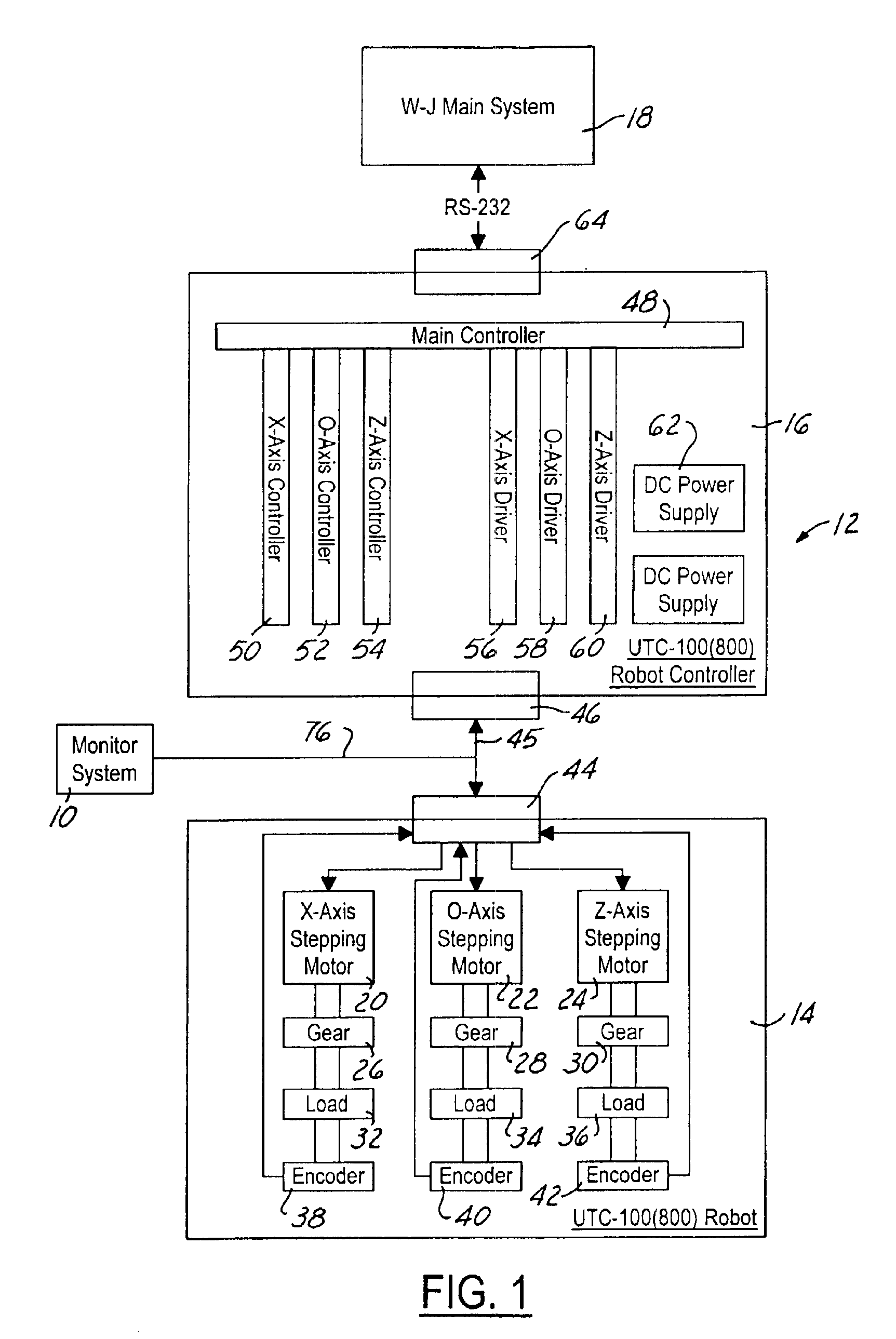 Method and apparatus for monitoring the operation of a wafer handling robot