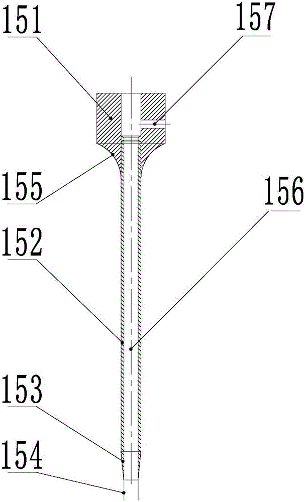 High-frequency vibrating sponge perforating device and application thereof