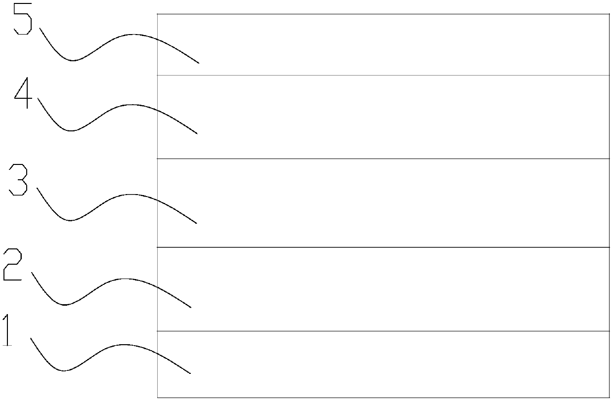 Composite film for fuselage and its preparation method and application