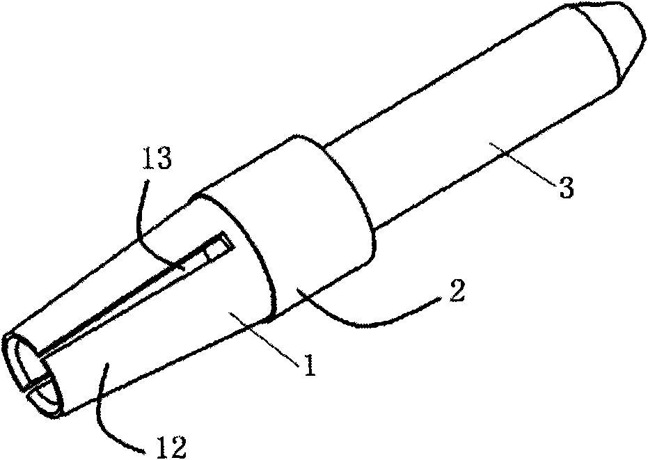 Elastic contact element with concentric locating function