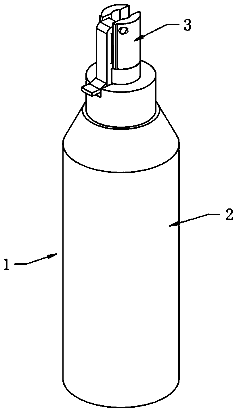 Cosmetic bottle packaging mechanism