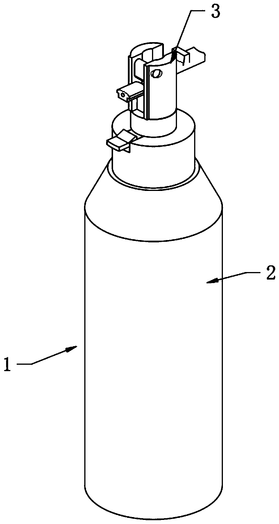 Cosmetic bottle packaging mechanism