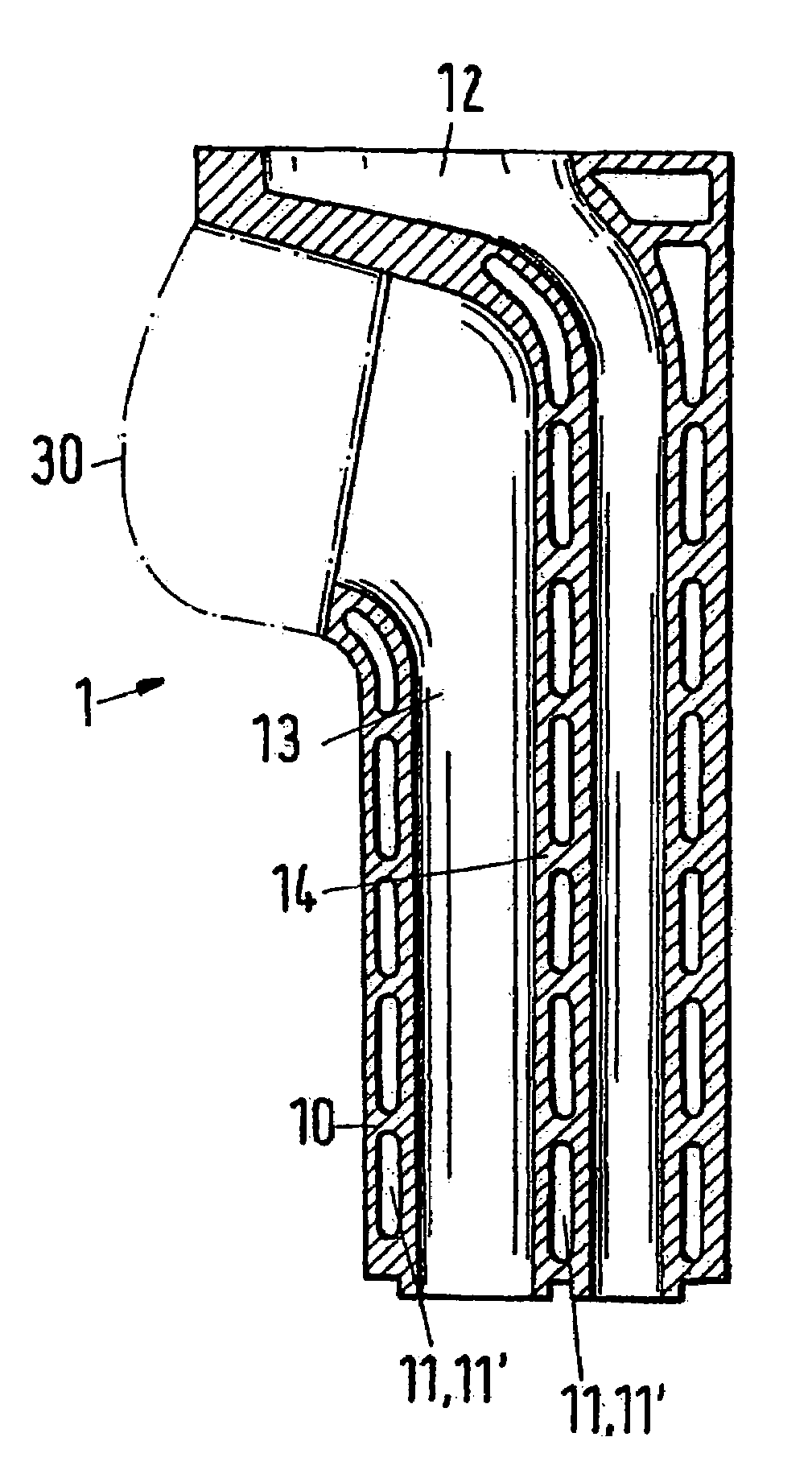Heat exchanger for a heating system with integrated fuel cells for the production of electricity