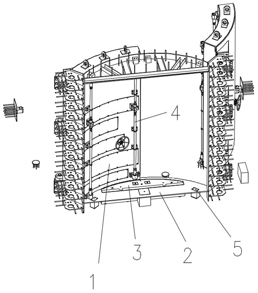 Manual and electric dual-purpose double-leaf flat opening vertical hinged arched protective door and control method