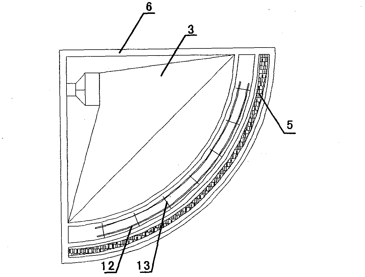 Air inlet and outlet device of house ventilator