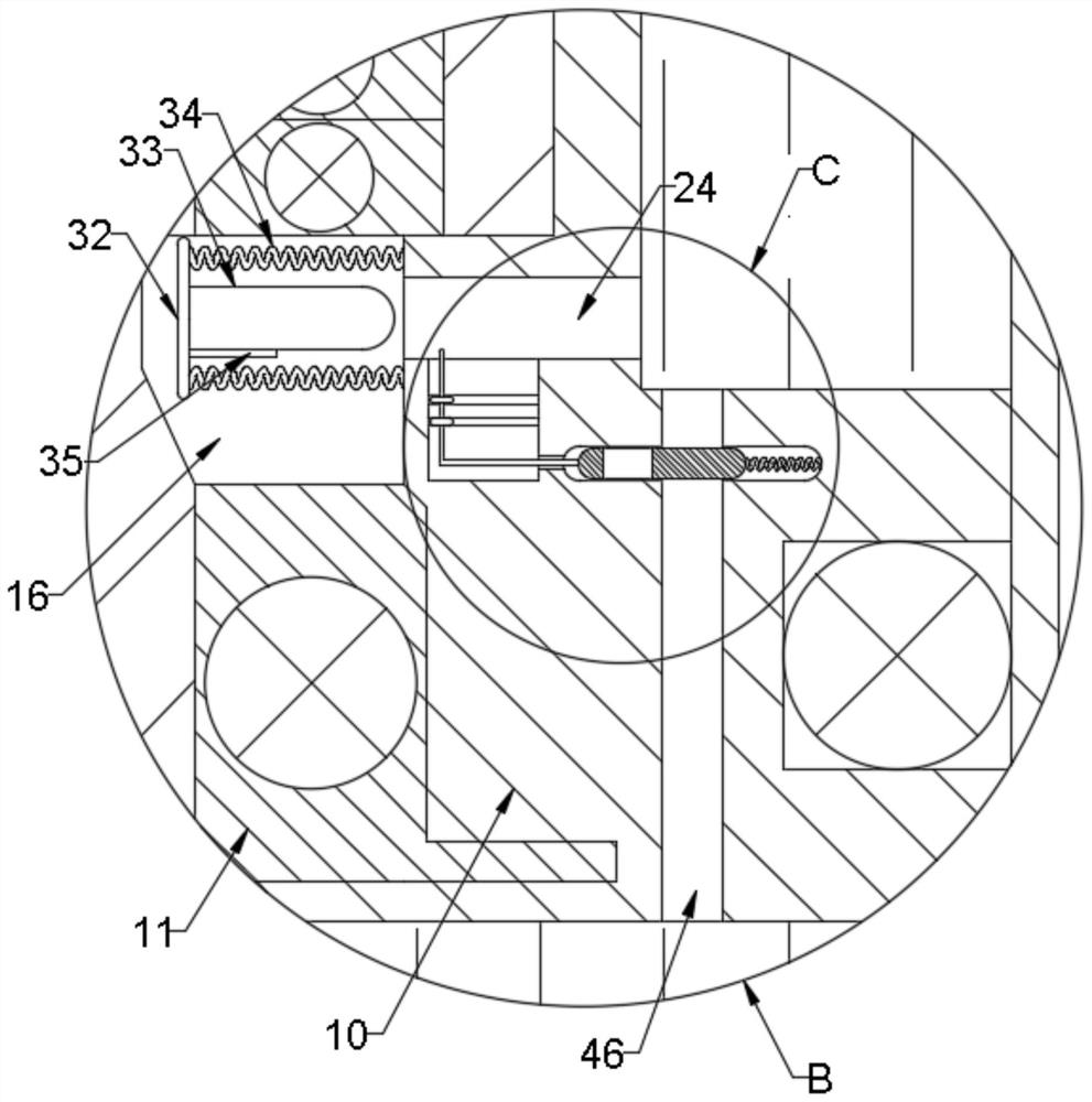 Bidirectional rigid controllable gas spring with high connectivity