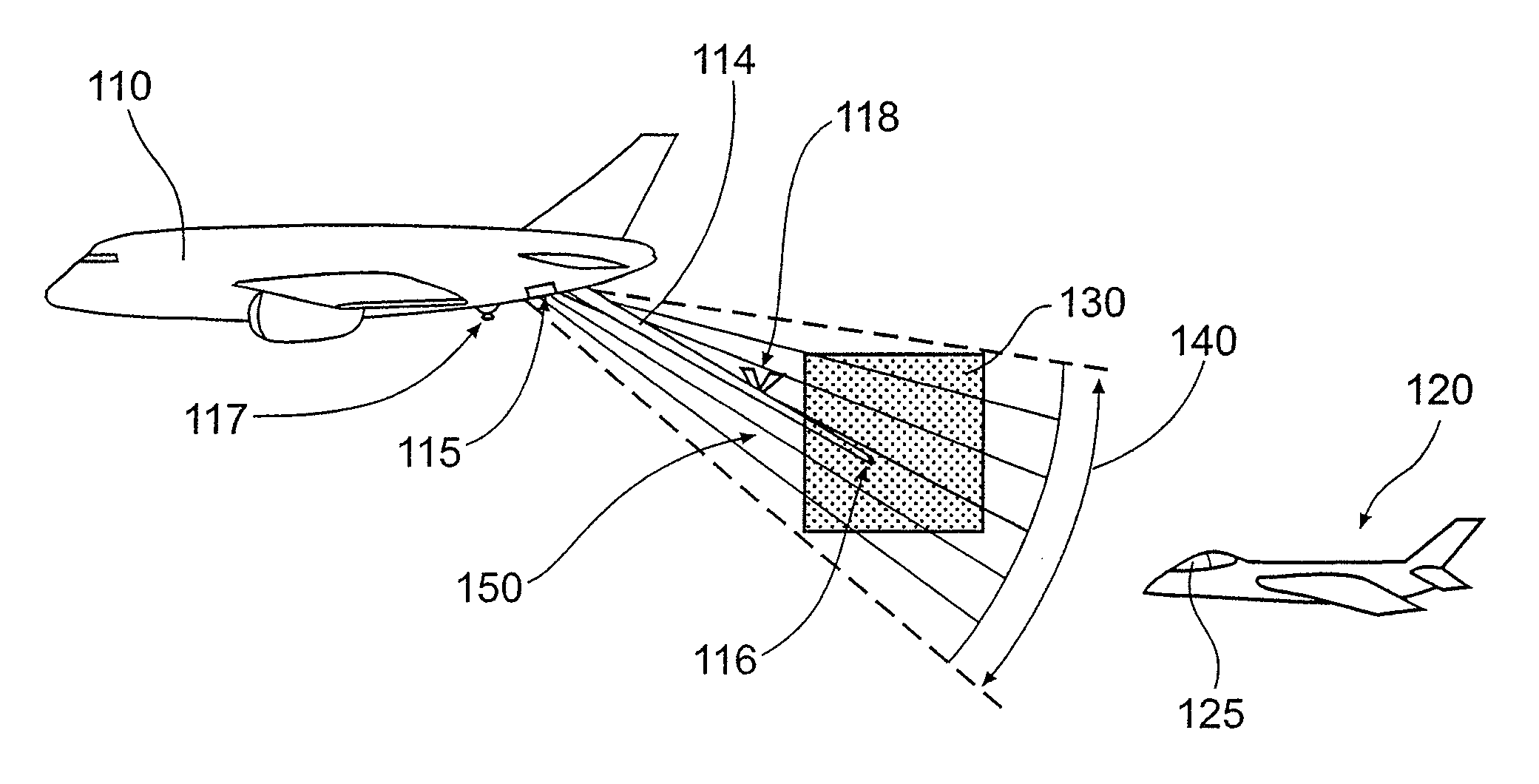 Method Of Illumination For In-Flight Refueling