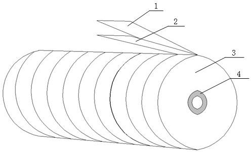 Manufacturing method of double-end mica tape