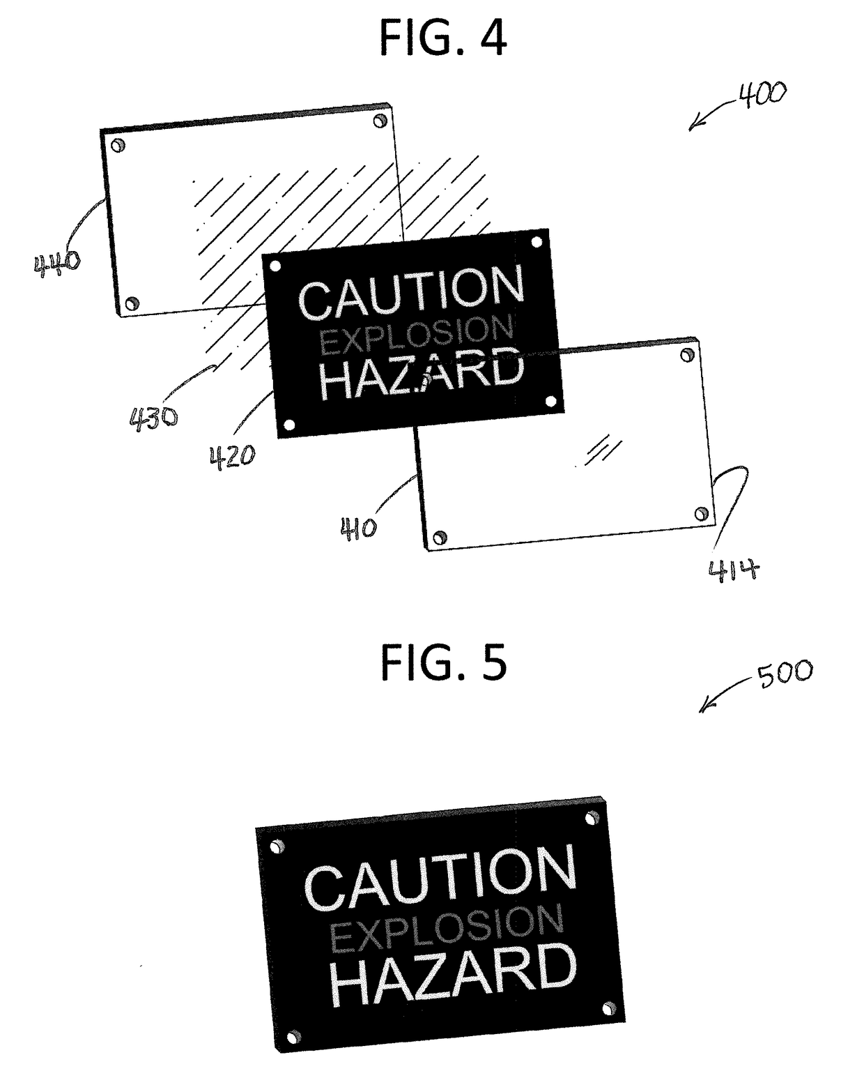 Ruggedized placard