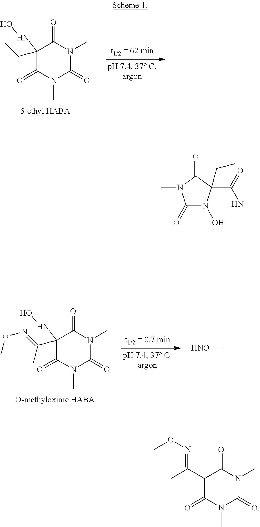 N-hydroxylamino-barbituric acid derivatives
