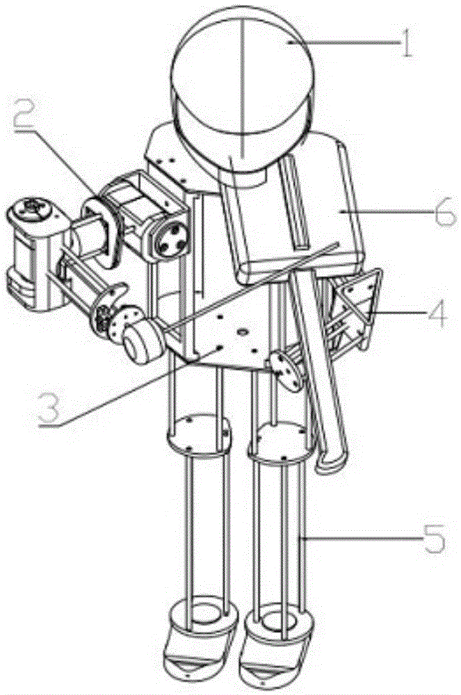 A robot with the function of playing the violin