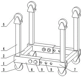 Intelligent bottle transport vehicle