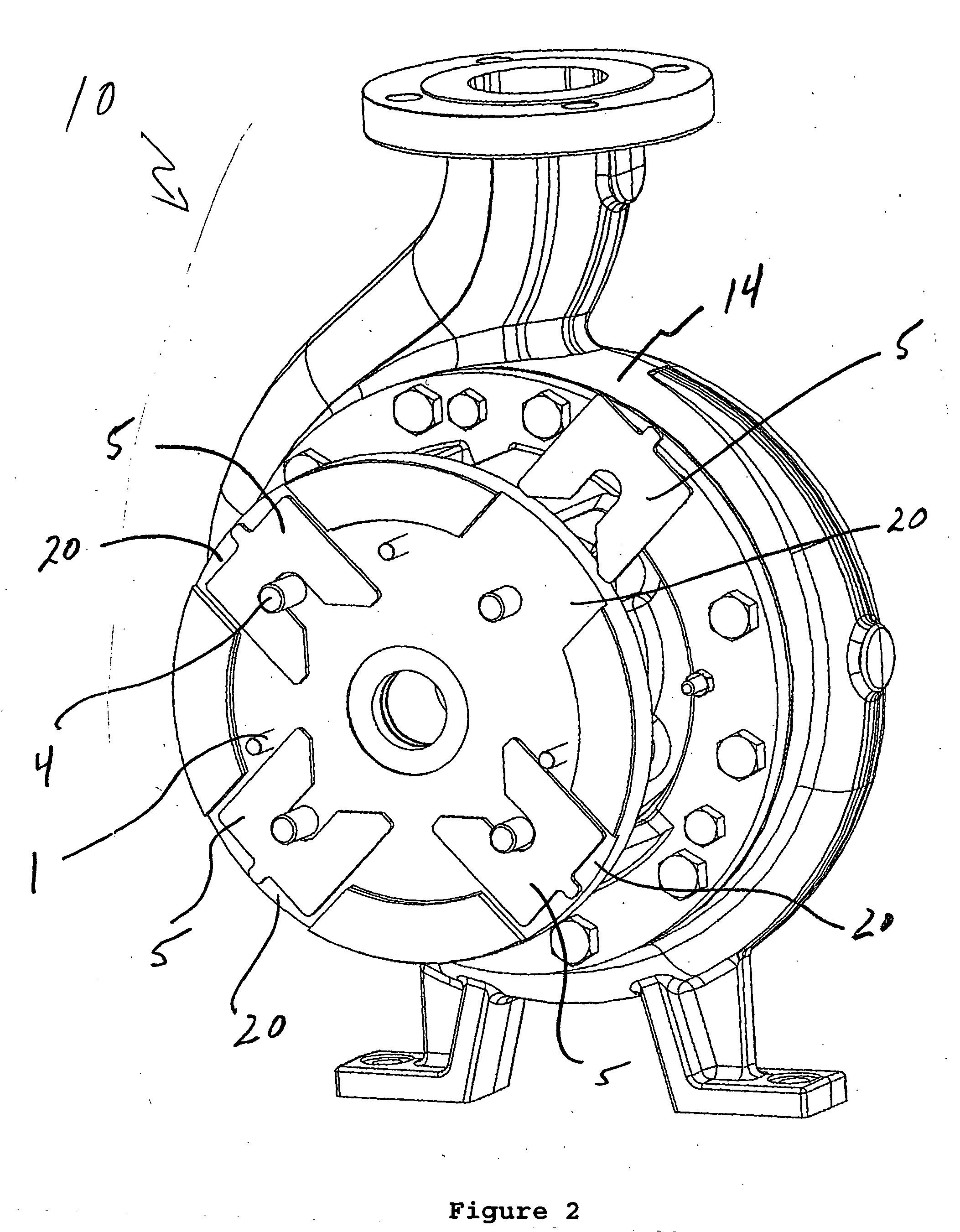 Impeller adjustment device and method for doing the same for close coupled pumps