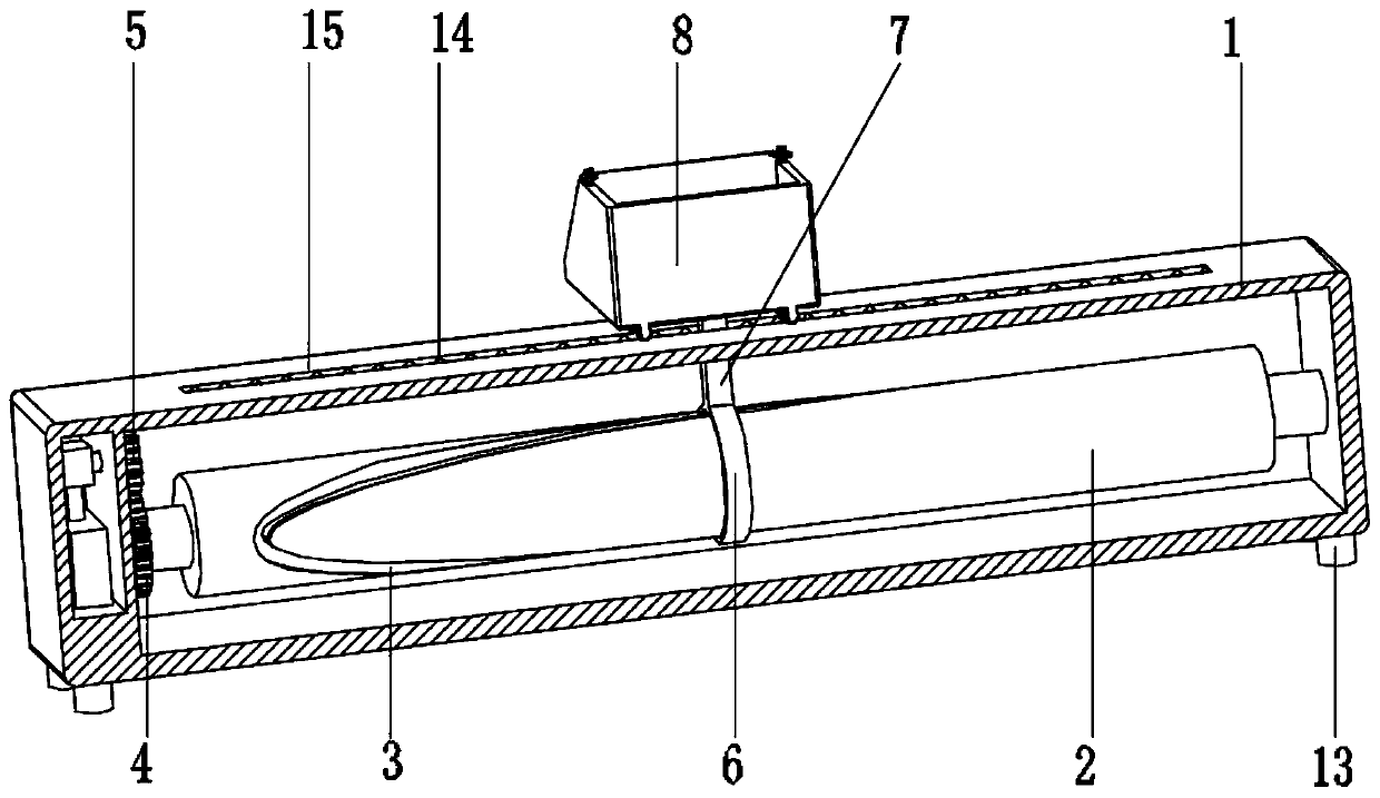 A silicone rubber compounding auxiliary material adding device