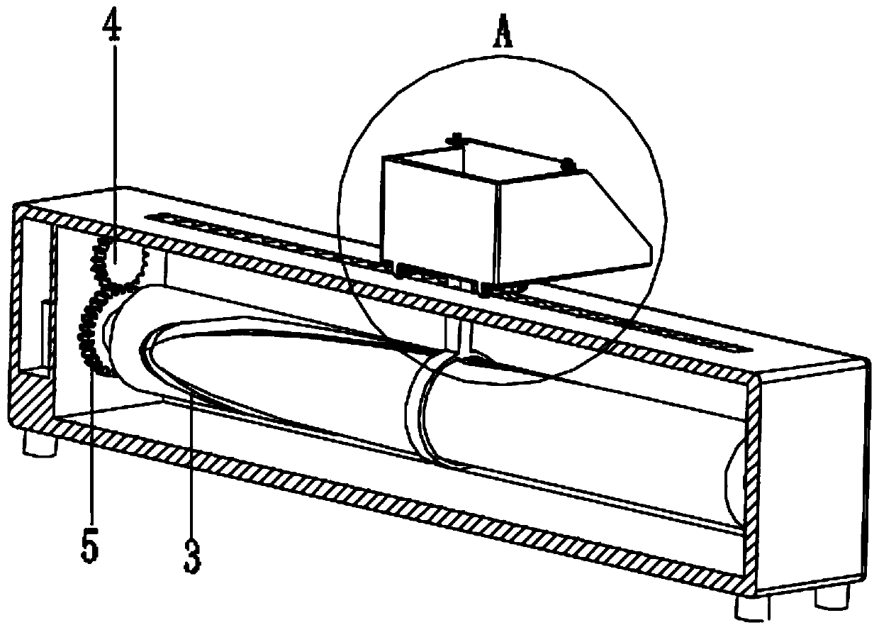 A silicone rubber compounding auxiliary material adding device