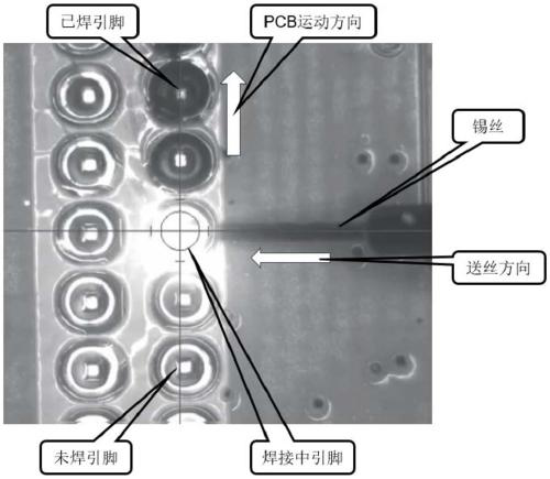 Laser heating tin wire feeding drag welding process