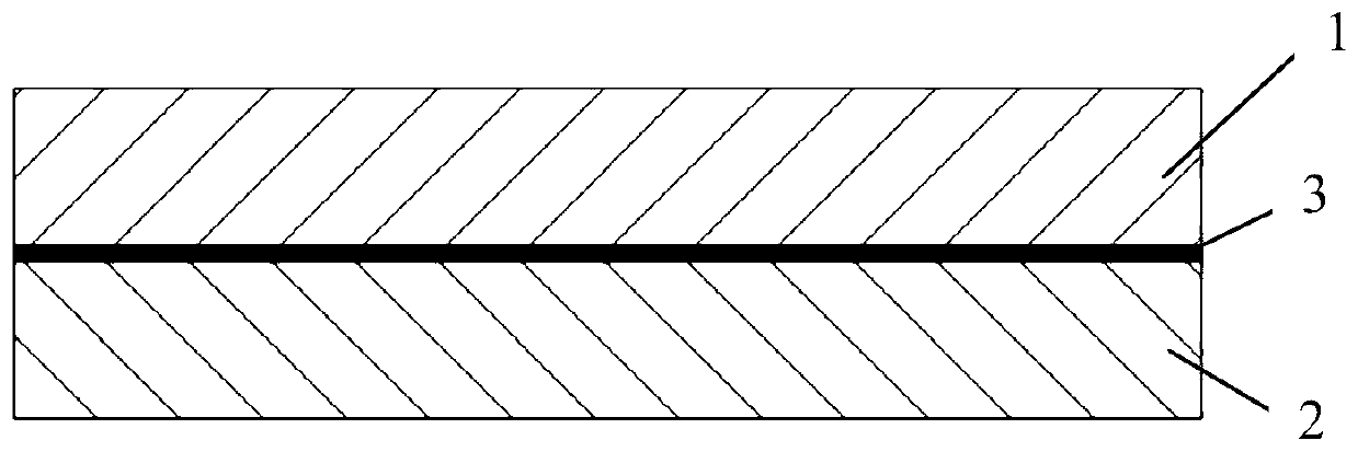 Copper-aluminum composite substrate and pressure diffusion welding method and application thereof