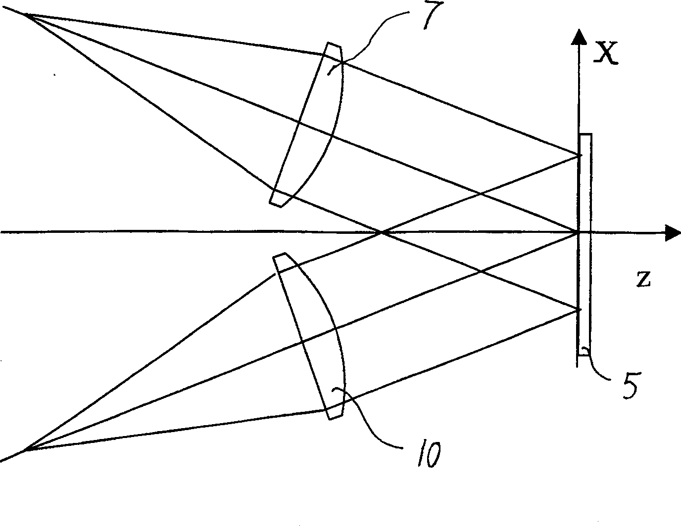 Moire fringes adjusting method for holographic grating making optical path