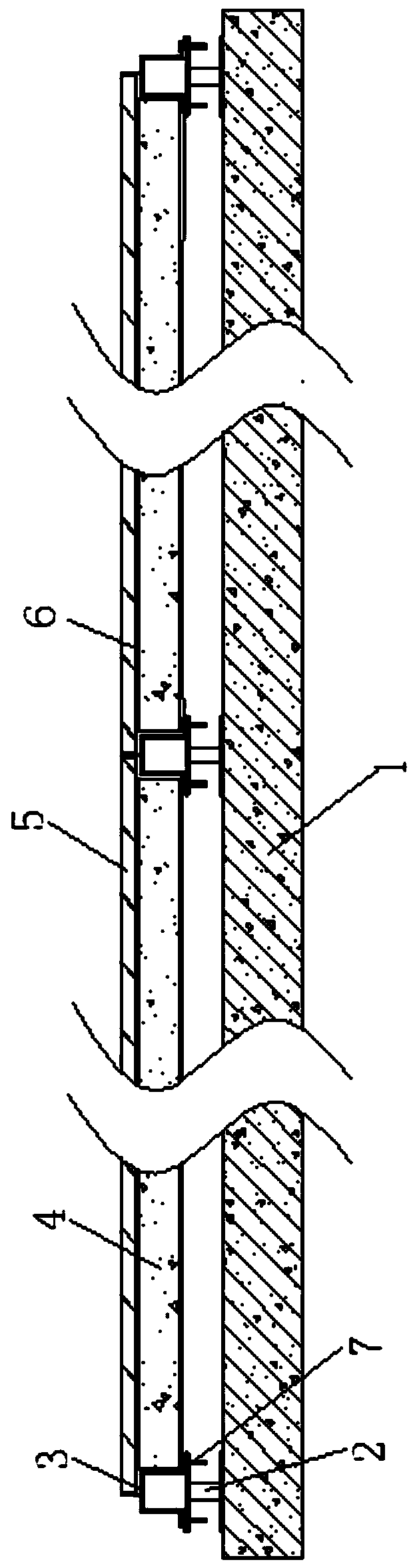 Dry method integral paving structure and method for fabricated ground