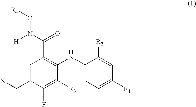5-Substituted-2-phenylamino benzamides as MEK inhibitors