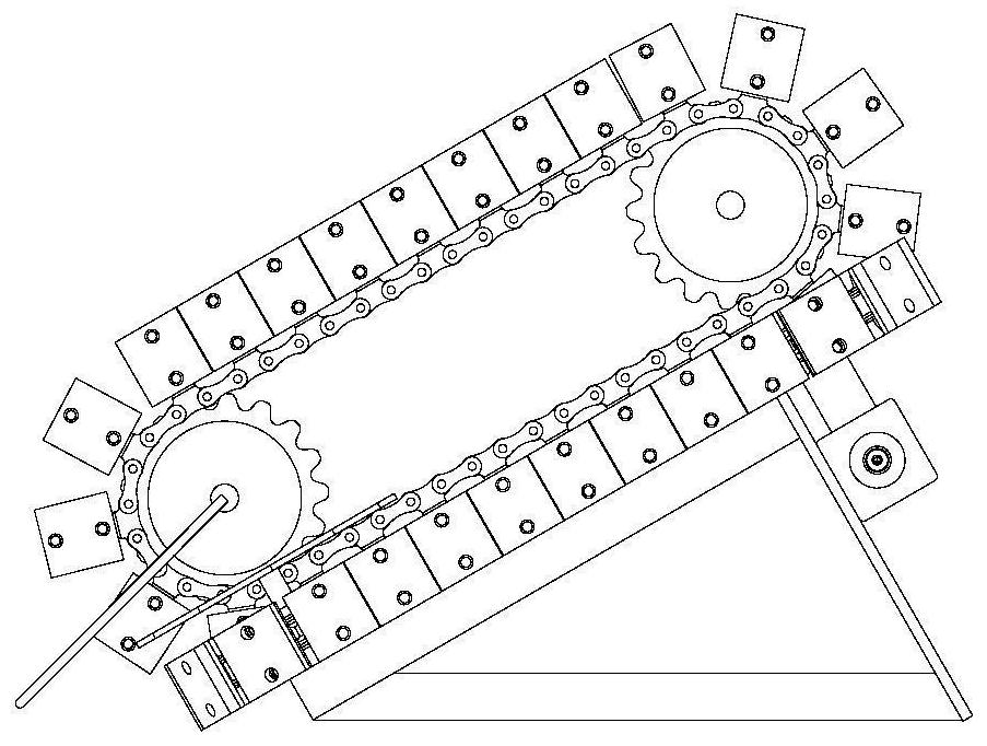 Butt clamp type double-row cotton stalk pulling-out device