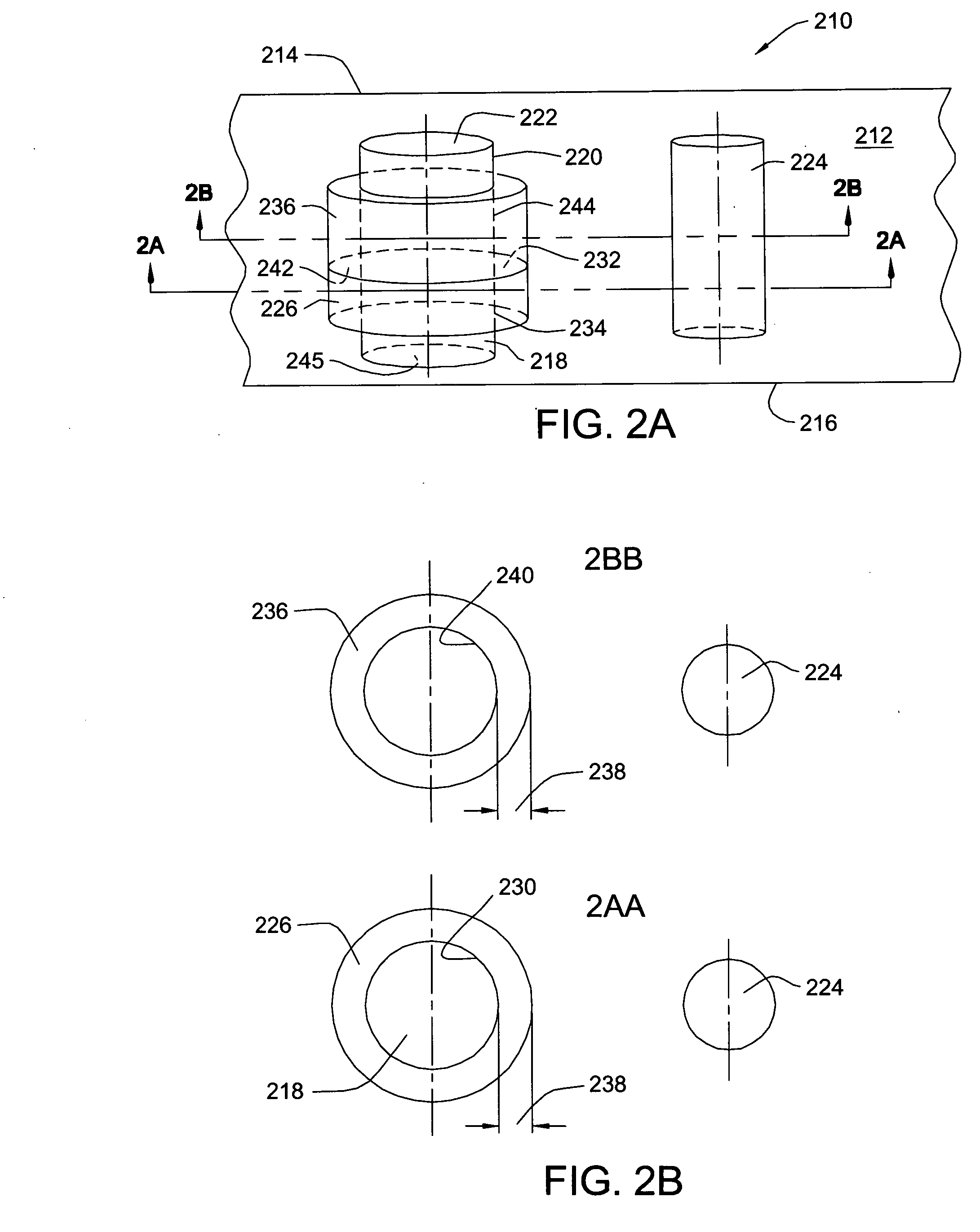 Microelectronic device with mixed dielectric