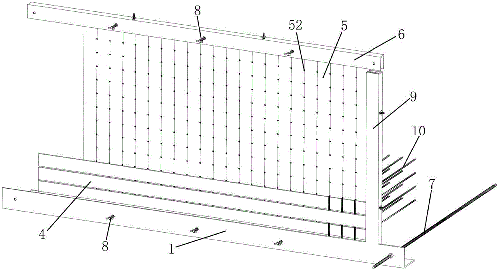 Combined formwork with optical fiber arranged evenly, wiring unit and using method thereof