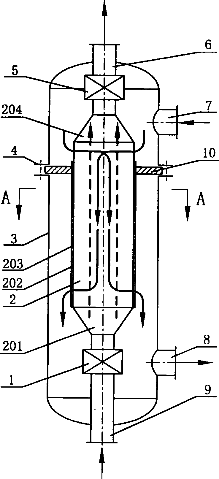 Plate-shell type heat exchanger