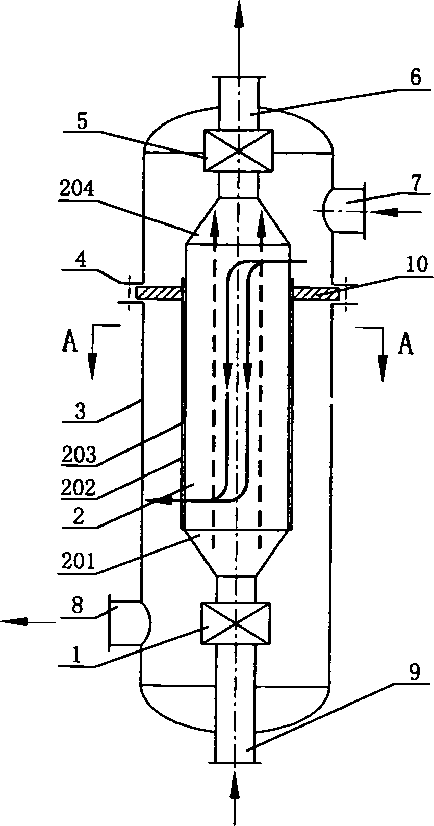 Plate-shell type heat exchanger