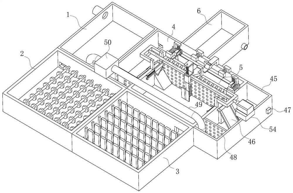 AO-MBR membrane sewage treatment system and working method