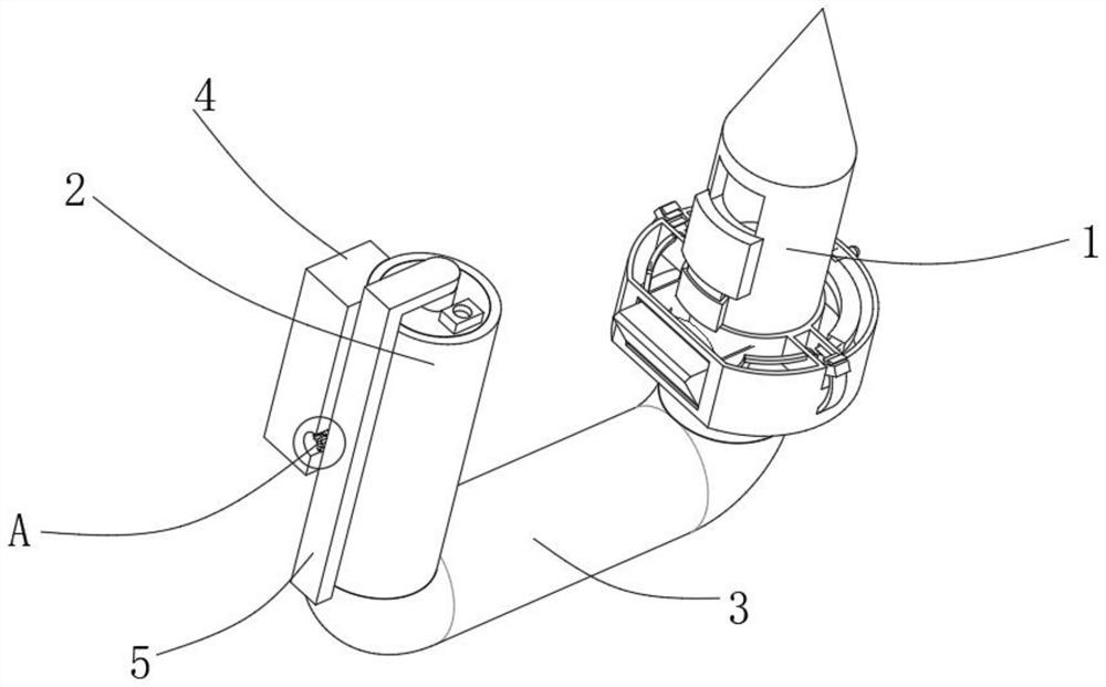 Infusion bottle remaining amount alarm device for intravenous infusion