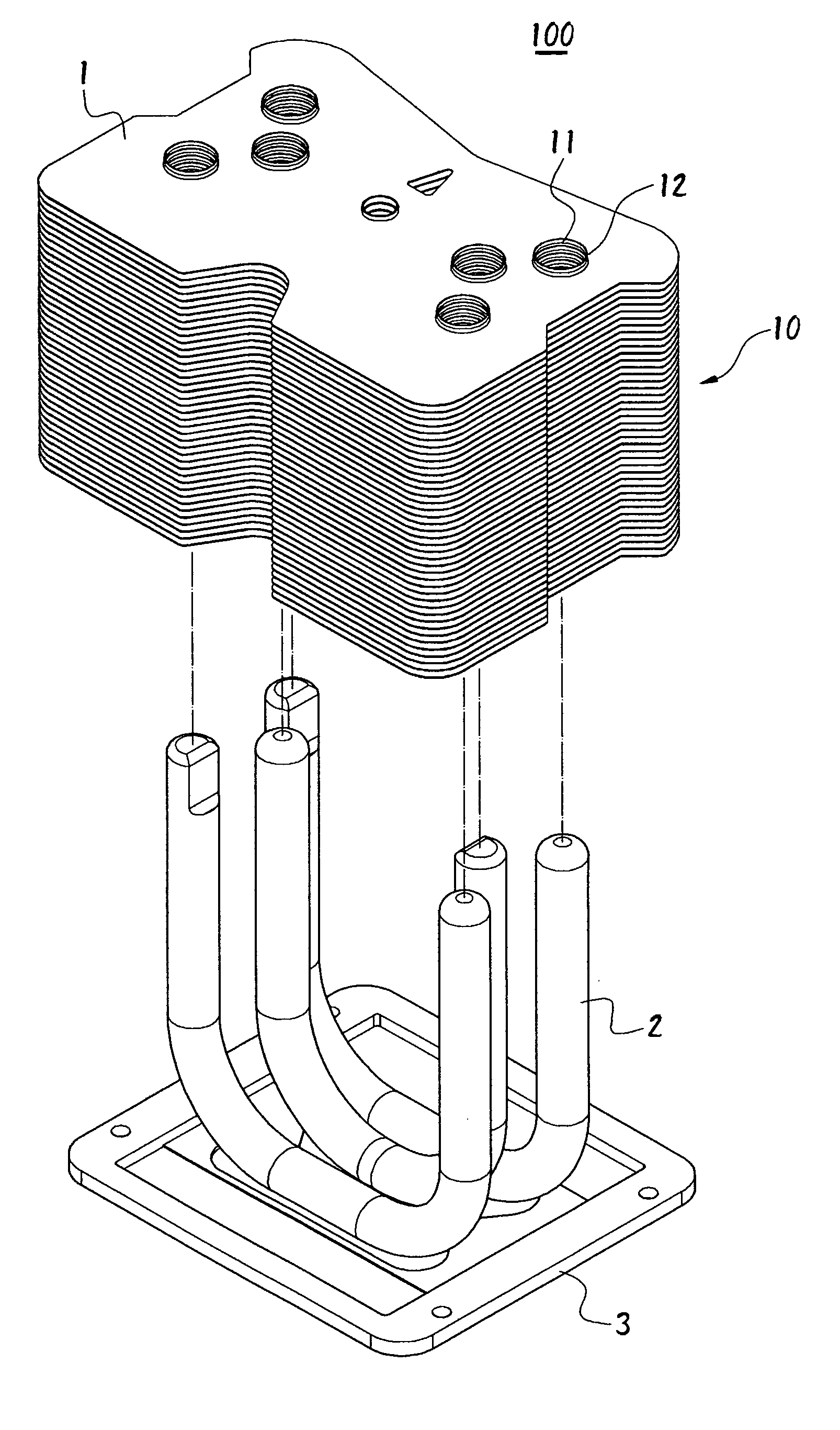 Heat dissipating module and method of fabricating the same