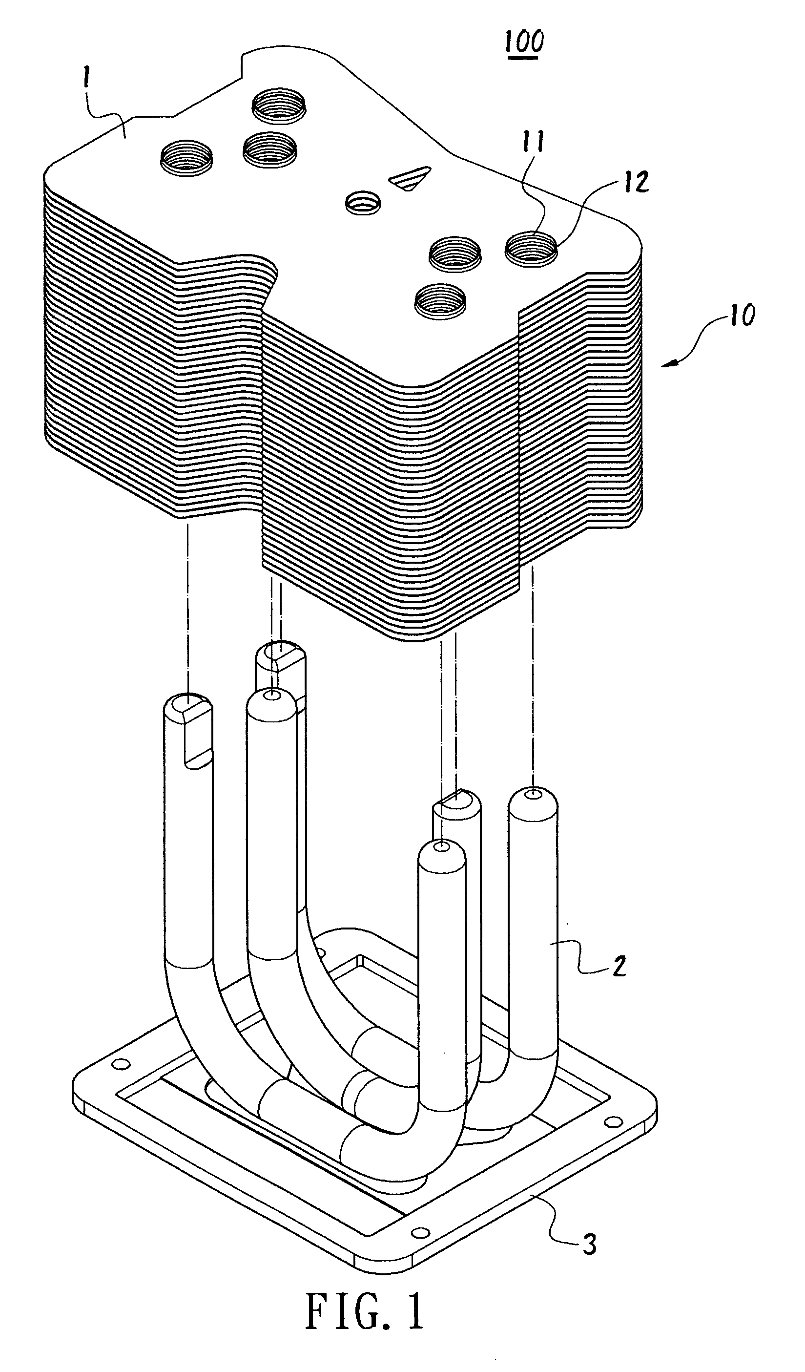 Heat dissipating module and method of fabricating the same