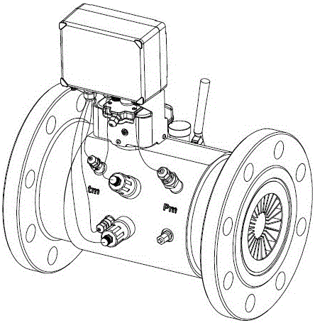 Gas turbine flowmeter