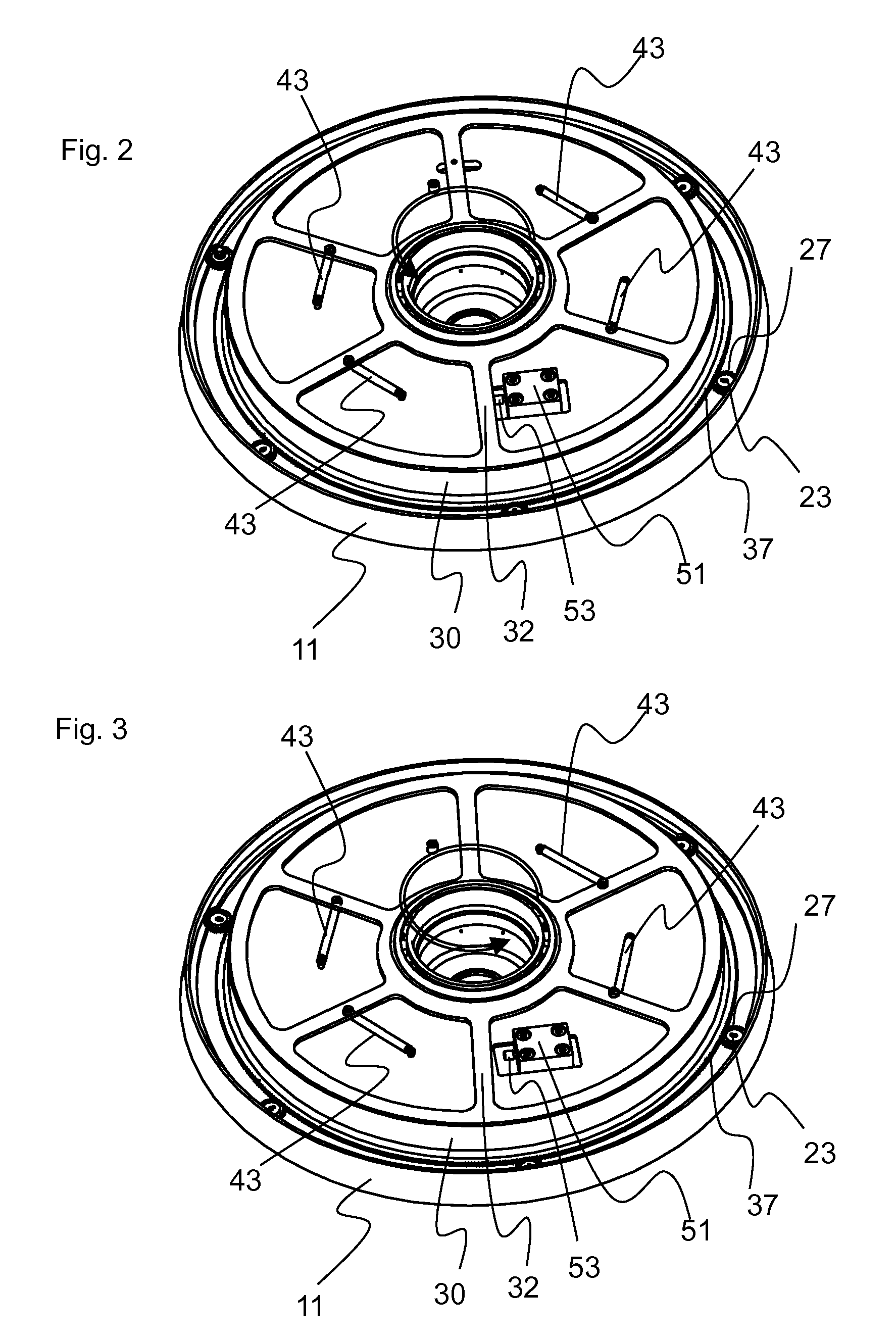 Device for holding wafer shaped articles