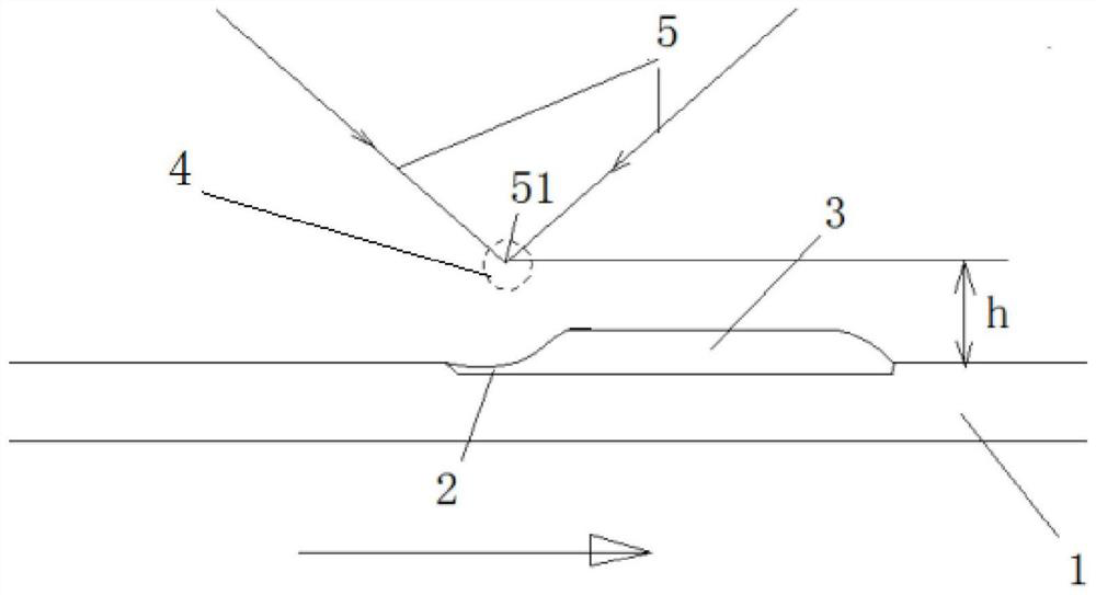 Method for manufacturing passenger dedicated line railway turnout sliding platen with high-speed laser cladding surface