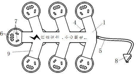 Wall adhering receptacle and manufacturing method thereof