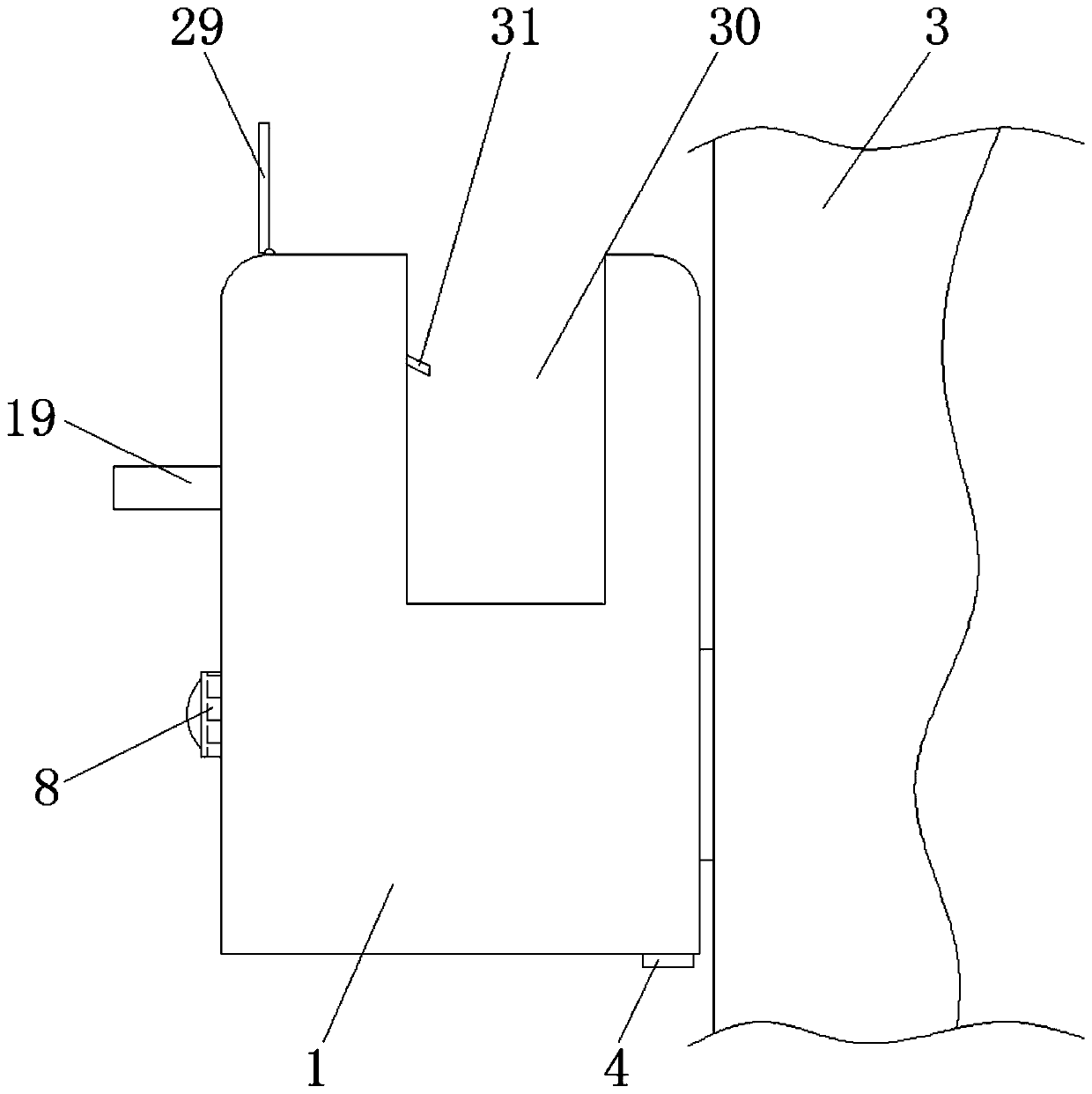 Hand dryer convenient to disassemble and assemble and capable of filtering gas dust