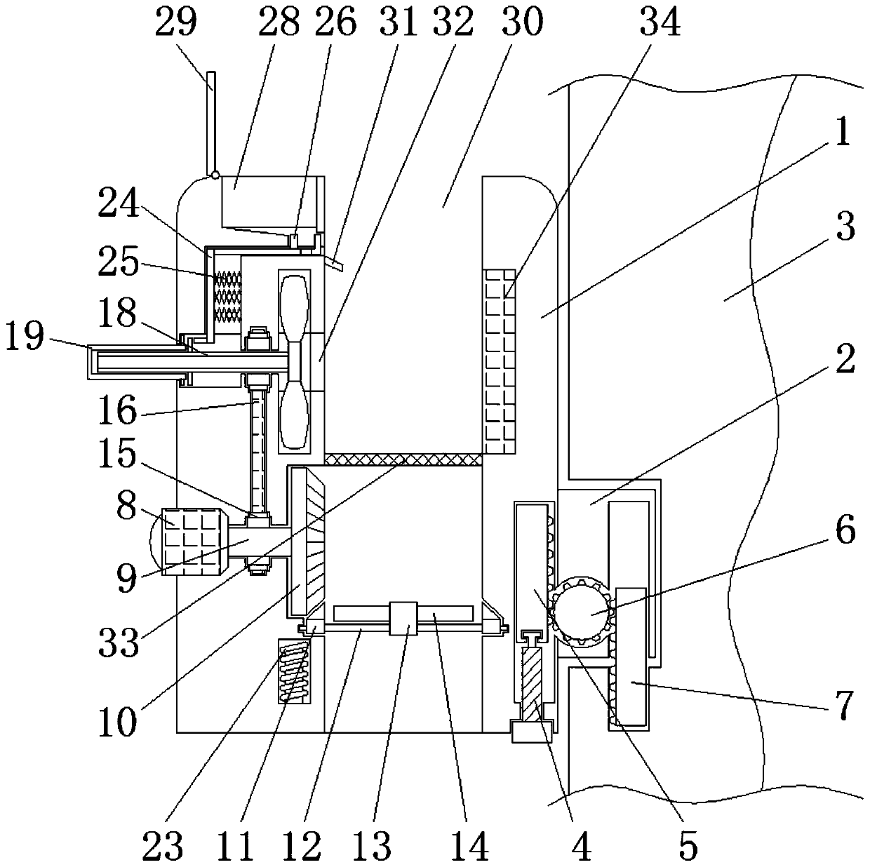 Hand dryer convenient to disassemble and assemble and capable of filtering gas dust