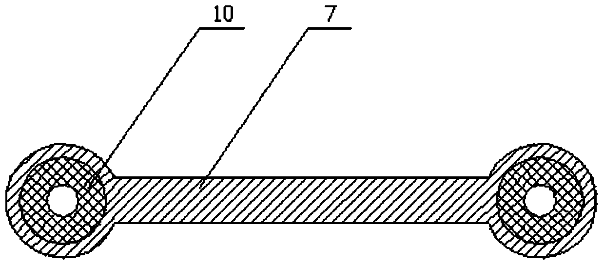 A two-way damping cab rear suspension device