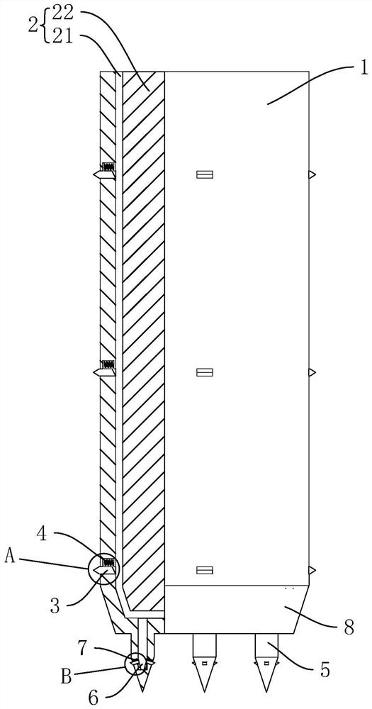 Cast-in-place pile and construction method thereof